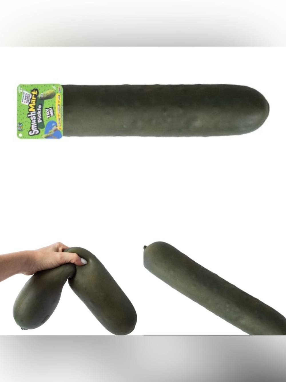JUMBO Squishy 15-Inch Pickle 🥒 by RMS SmushMart